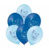 10012 balonky 5 narozeniny modry slon 6 ks balonky cz