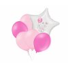 10126 set 5 narozeniny ruzovy slon hvezda foliovy balonek balonky cz