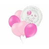 10132 1 set 5 narozeniny ruzovy slon kruh foliovy balonek balonky cz