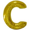 balonek pismeno C zlate