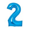 19392 balonek foliovy cislo 2 modry 66 cm