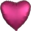 Balónek fóliový srdce tmavě-růžové