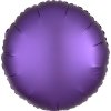 Balónek fóliový kruh fialový 43 cm