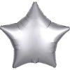 Balónek fóliový hvězda stříbrná 48 cm