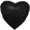 Balónek fóliový srdce černé