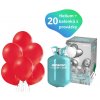 helium sada cervene balonky 20 ks