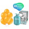 helium sada oranzove balonky 20 ks