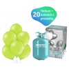 helium sada svetle zelene balonky 20 ks