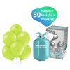 helium sada balonky svetle zelene 50 ks