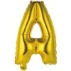 balonek pismeno A zlaty 40 cm