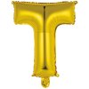 balonek pismeno T zlate 40 cm
