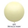 256 2 obri balonek 077 metallic ivory