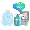 helium 100 svetlemodre balonky