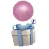 2 balonkovy box ruzovy metalicky kruh