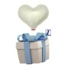 2 balonkovy box srdce kremove 1 kus