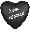 4759 balonek foliovy cerne srdicko krasne narozeniny balonky cz
