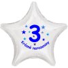 5002 1 krasne 3 narozeniny foliovy balonek hvezda pro kluky balonky cz