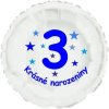 5011 1 krasne 3 narozeniny foliovy balonek kruh pro kluky balonky cz