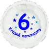 5032 krasne 6 narozeniny foliovy balonek kruh pro kluky balonky cz