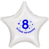 5056 krasne 8 narozeniny foliovy balonek hvezda pro kluky balonky cz