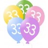 583 balonky narozeniny 5ks s cislem 33 balonky cz