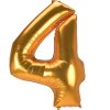 6433 obri balonek cislo 4 zlaty 137 cm x 91 cm amscan