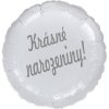 7153 balonek foliovy stribrny kruh krasne narozeniny balonky cz