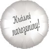 7240 balonek foliovy bily saten kruh krasne narozeniny balonky cz