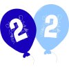 877 1 balonky narozeniny 5ks s cislem 2 pro kluky balonky cz