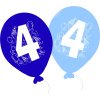 889 balonky narozeniny 5ks s cislem 4 pro kluky balonky cz