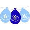9220 balonek modry krasne narozeniny cislo 6 visici 5 ks balonky cz