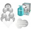 2 helium set narozeniny stribrny kruh 19 ks balonky