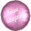 9352 foliovy balonek kruh ruzovy krasne narozeniny balonky cz