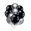 9652 1 chromove balonky stribrne a grafitove cerne 10 ks 30 cm mix balonky cz