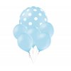 9796 balonky puntiky set svetle modry balonky cz