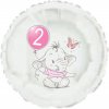 9925 2 narozeniny ruzovy slon kruh foliovy balonek balonky cz