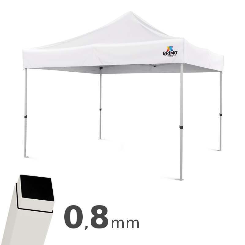 Super Stahlzelt ohne Wände