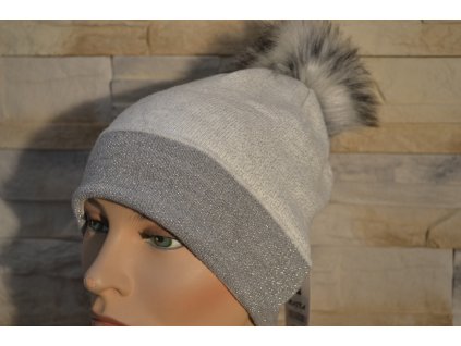 Dámská čepice s bambulí Majka Z-71