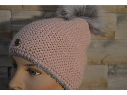 Dámská čepice s bambulí Paker 1