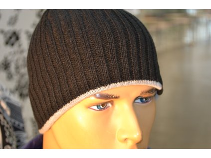 Pánská čepice Agat 4 černá