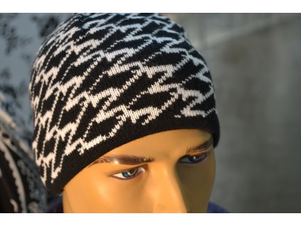 Pánská čepice Hollyfield 3 černá šedá