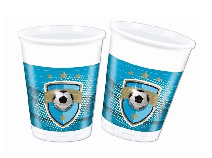 eng pl Plastic cups Football Fans 200 ml 8 pcs 29363 1
