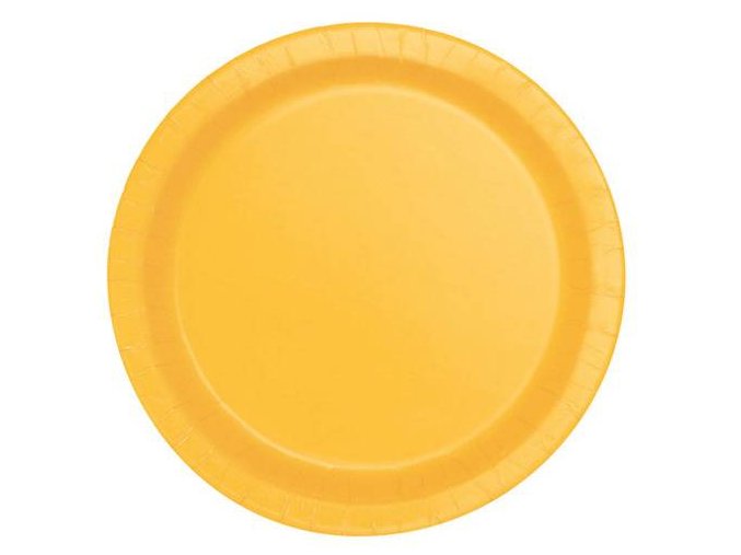 eng pl Sunflower Yellow Paper Plates 18 cm 8 pcs 25292 2