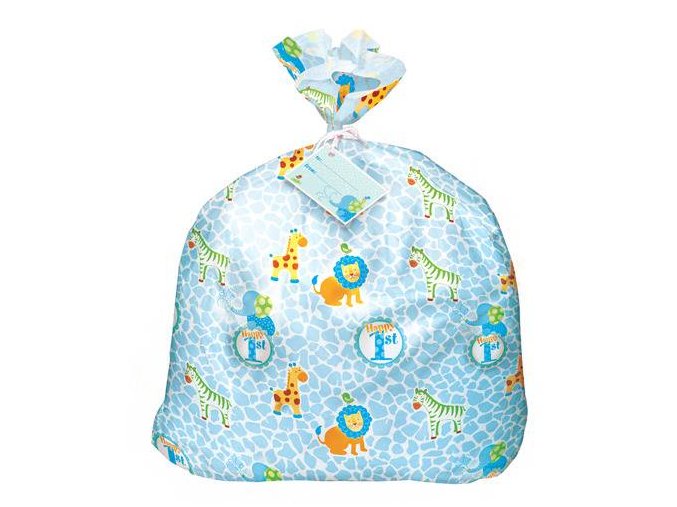 eng pl Blue Safari Jumbo Gift Bag 91x111 cm 1 pc 26587 2