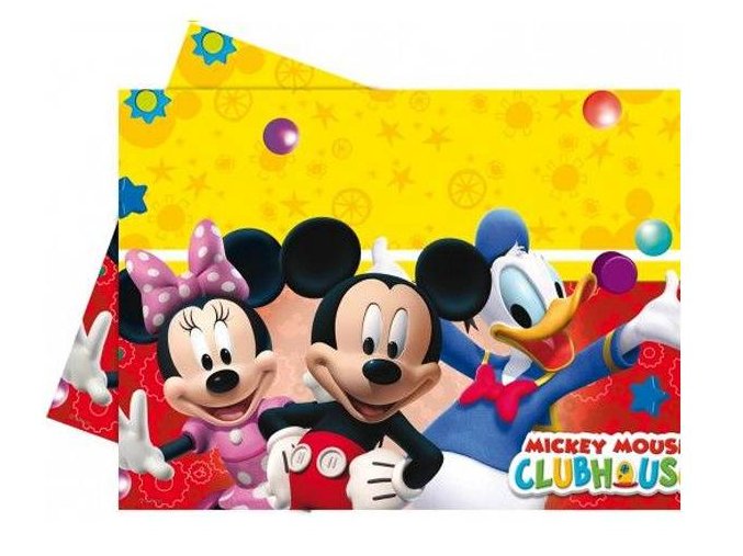 eng pl Plastic tablecover Playful Mickey 120 x 180 cm 1 pc 9147 2