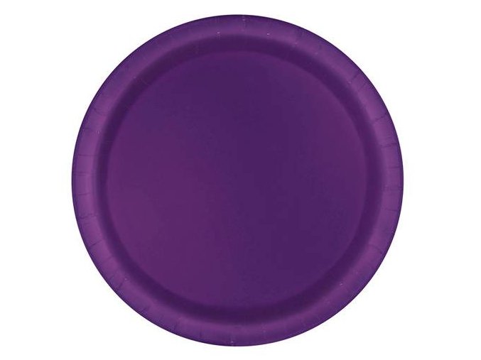 eng pl Deep Purple Paper Plates 18 cm 8 pcs 25402 2