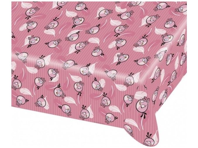 Obrus Angry Birds pink 1,8x1,2m