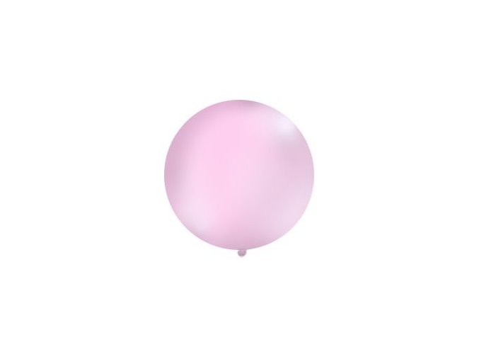 Jumbo balón latexový Pearl Pink 1m