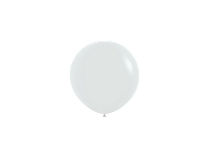 pearl white gyongyhazfeher szinu kerek lufi sx36405s