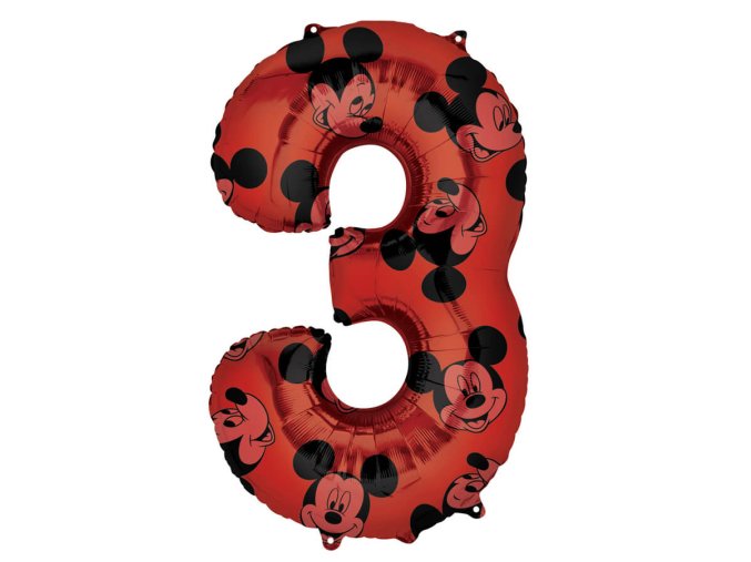 eng pl Number 3 Balloons SuperShape Foil Balloon cm 1 pc 43348 2